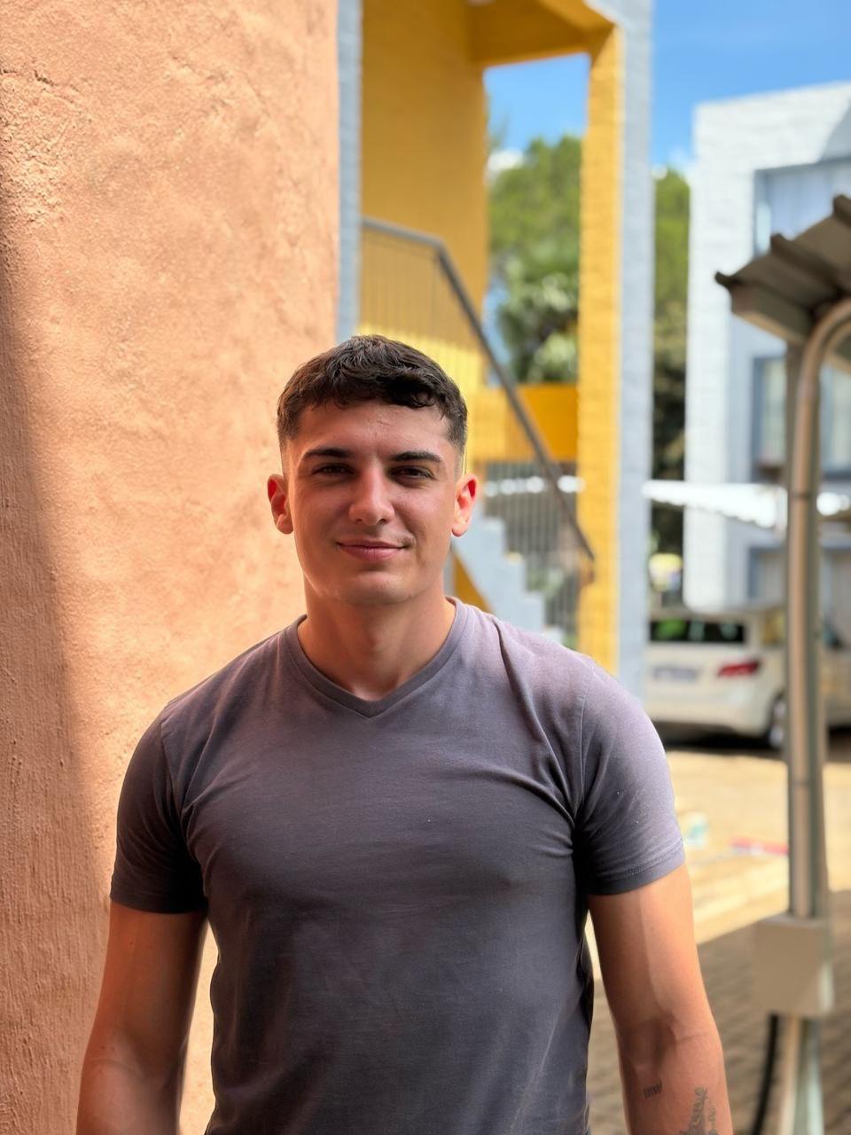 Ruben standing tall and proud after overcoming depression